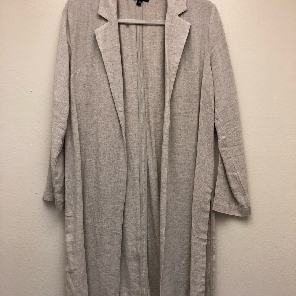 Never worn spring linen coat
